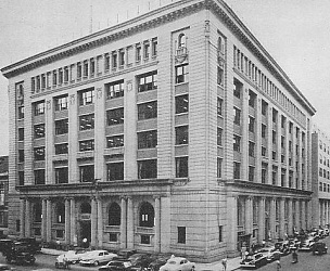 旧日本興業銀行本店:Author:毎日新聞社「新日本大観」1953年