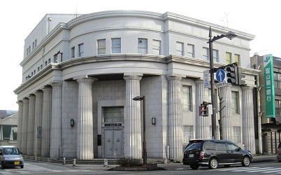 富山市総曲輪２丁目にあった富山第一銀行旧本店:Author:Hirorinmasa