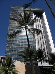 ファーストハワイアン銀行本店の入るFirst Hawaiian Center Tower:Author:PD